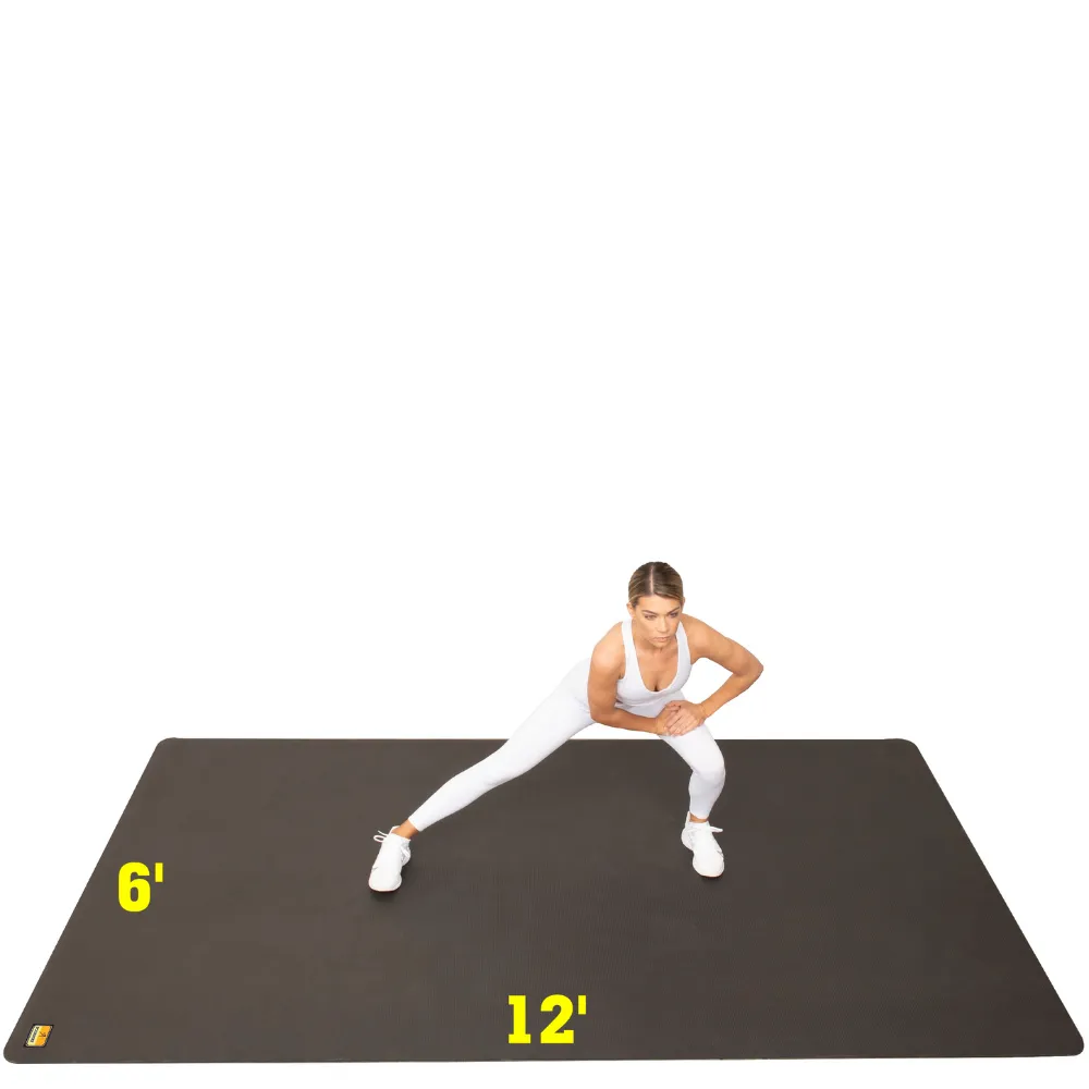 12' x 6' x 1/4" Exercise Mat - (72 Square Feet)