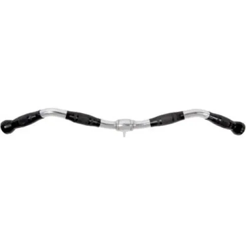 28" Multi-Purpose Curl Bar w/ Swivel & Rubber Grips #GCB-28SR