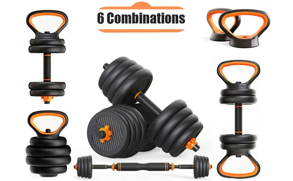 6-in-1 Multifunctional Free Dumbbells Weights Set -30kg