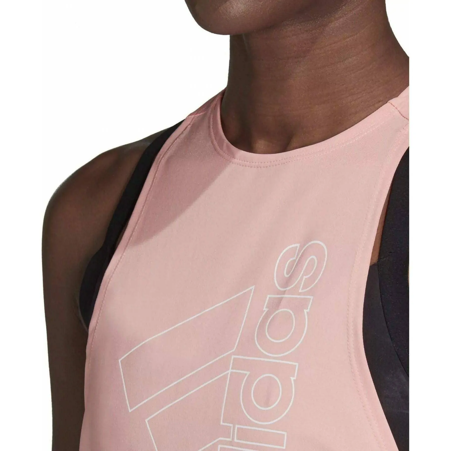 adidas Badge Of Sport Womens Training Vest Tank Top - Pink