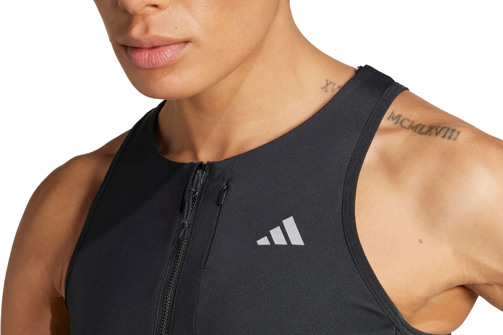 adidas Ultimate HEAT.RDY Womens Running Crop Top - Black