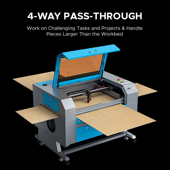 AF2028-60 - 60W CO2 Laser Engraver Cutting Machine with 20" x 28" Working Area and Auto Focus