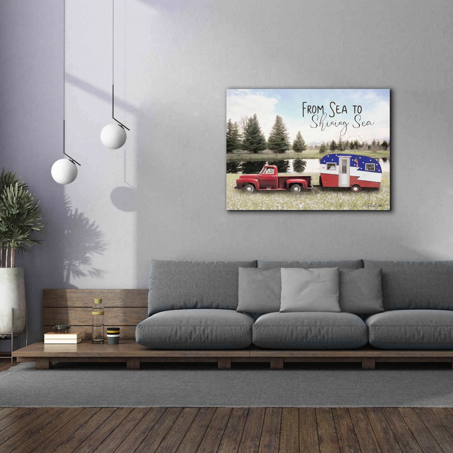 'American Camper' by Lori Deiter, Canvas Wall Art