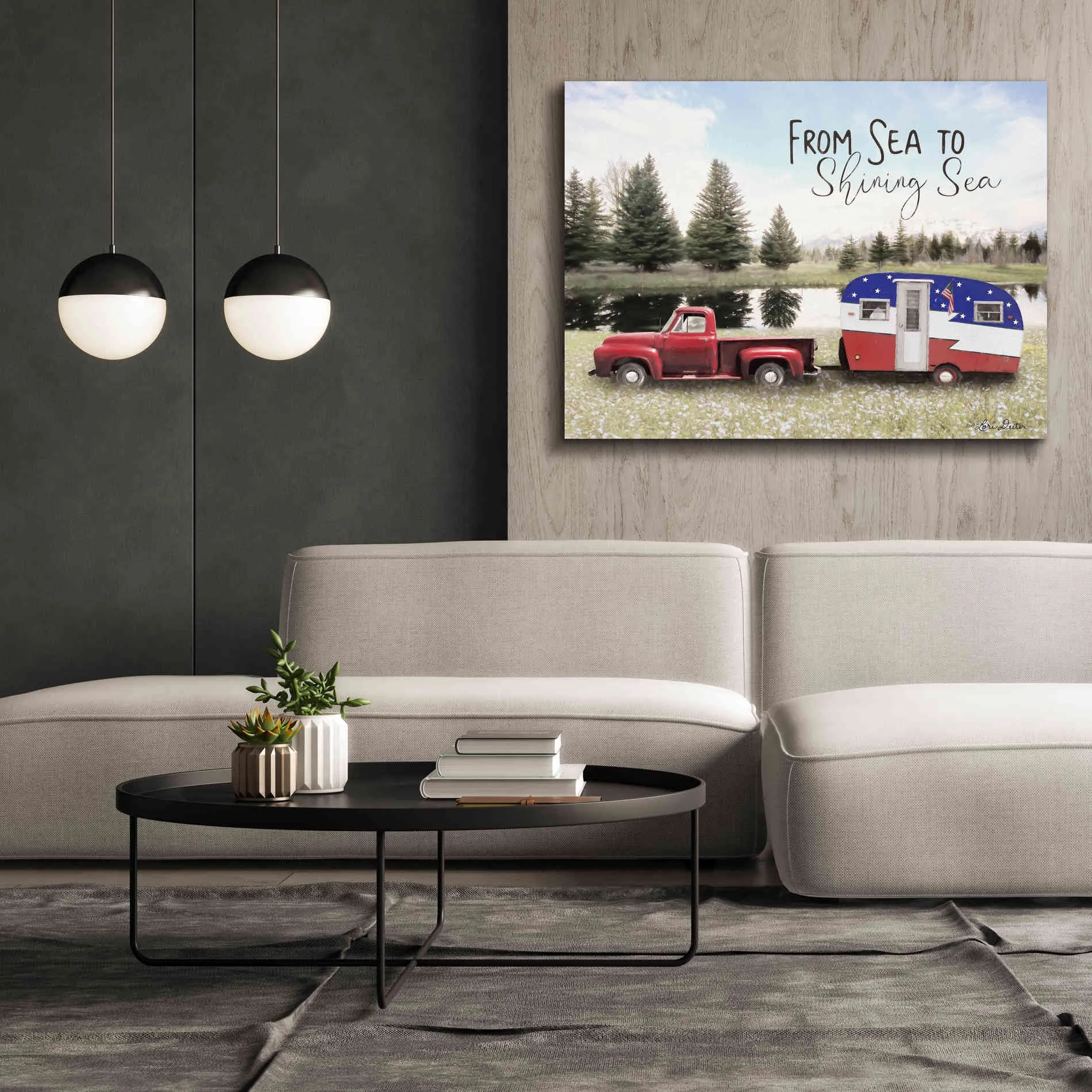 'American Camper' by Lori Deiter, Canvas Wall Art