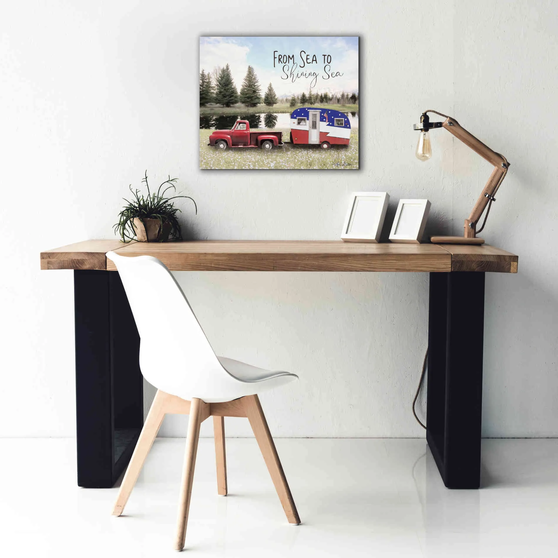 'American Camper' by Lori Deiter, Canvas Wall Art