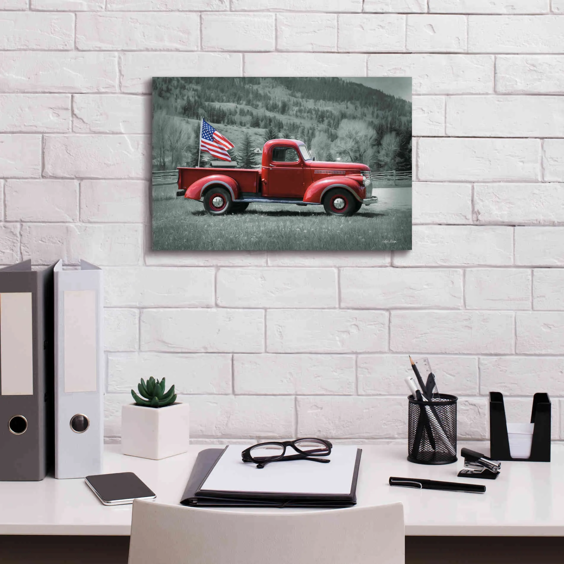 'American Made I' by Lori Deiter, Canvas Wall Art