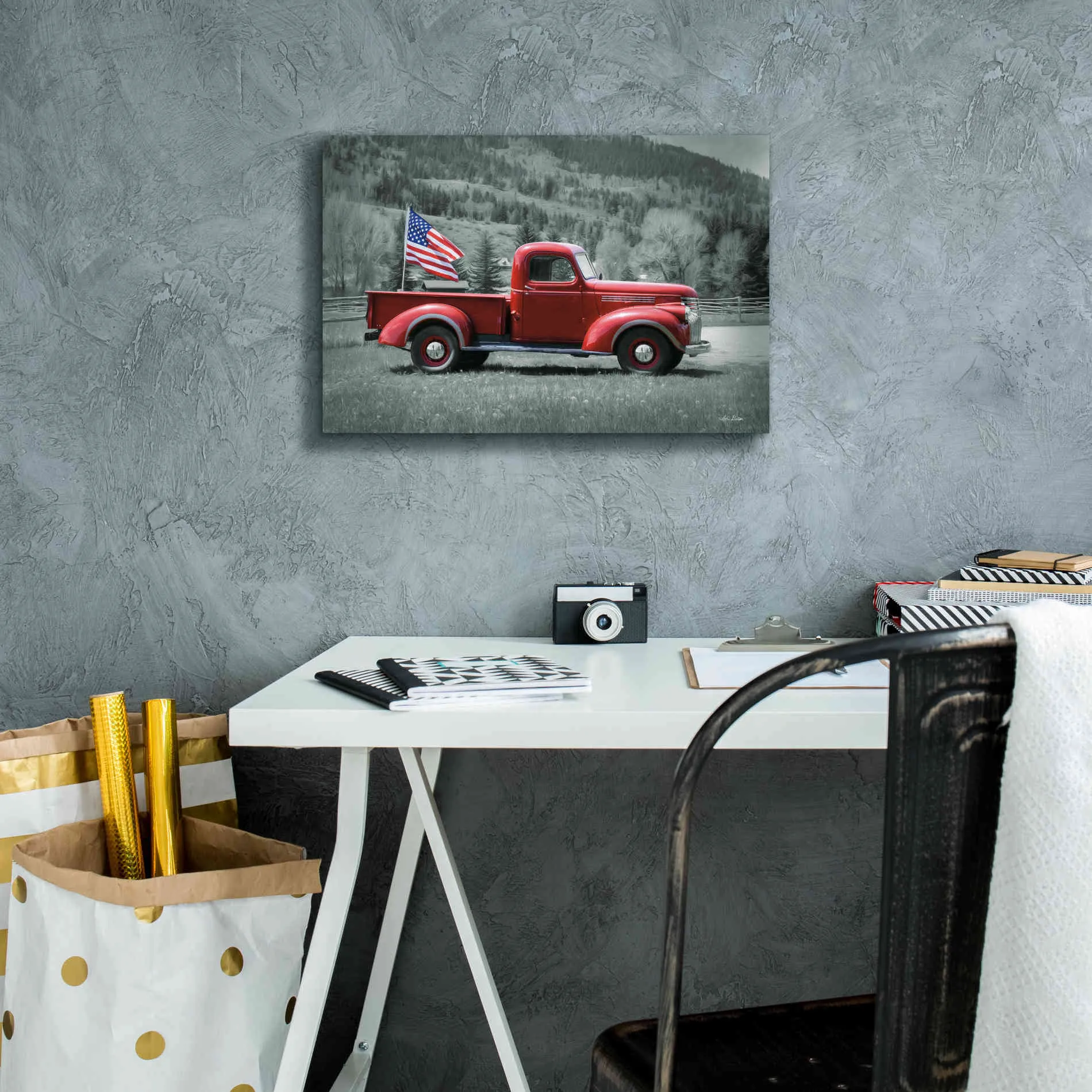 'American Made I' by Lori Deiter, Canvas Wall Art