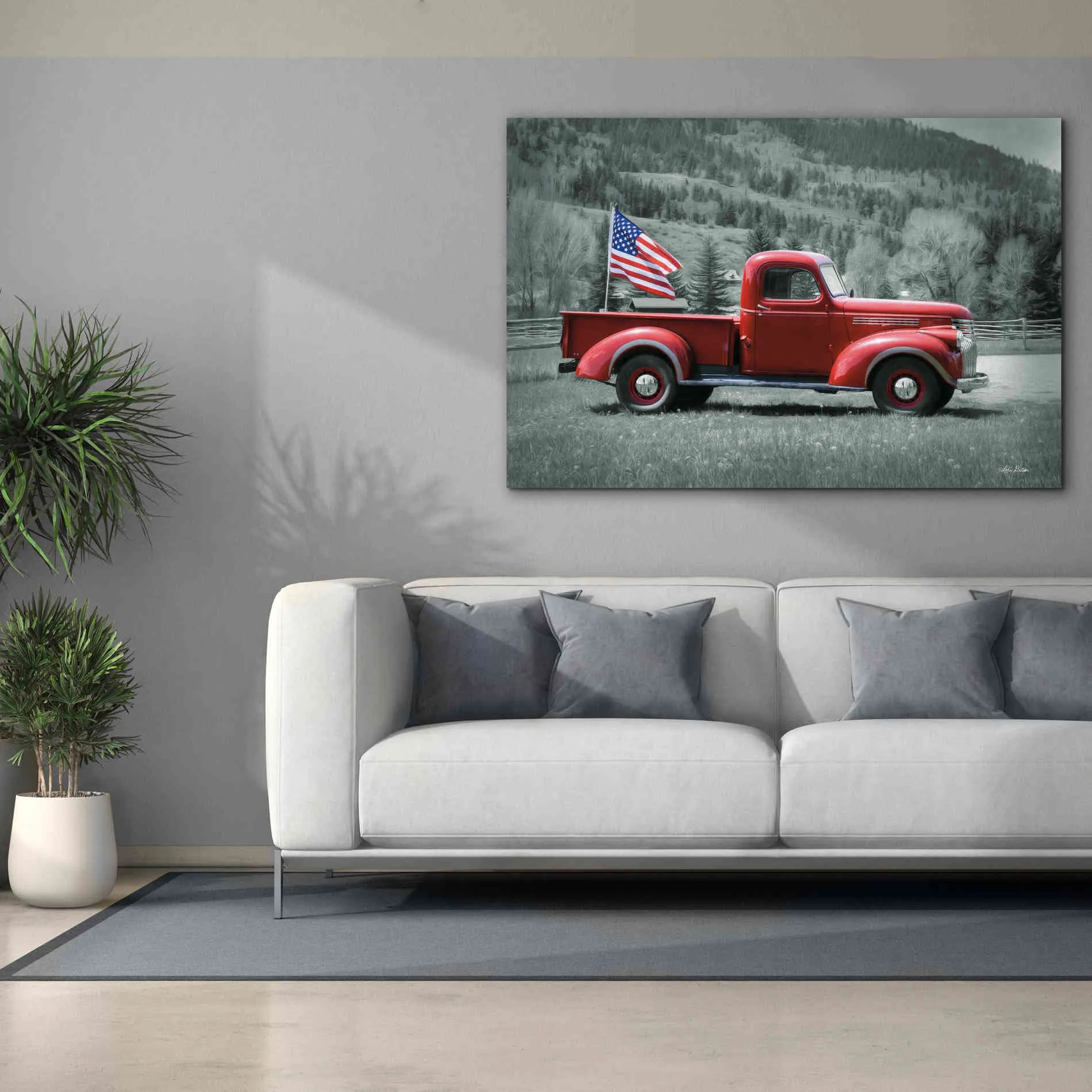 'American Made I' by Lori Deiter, Canvas Wall Art