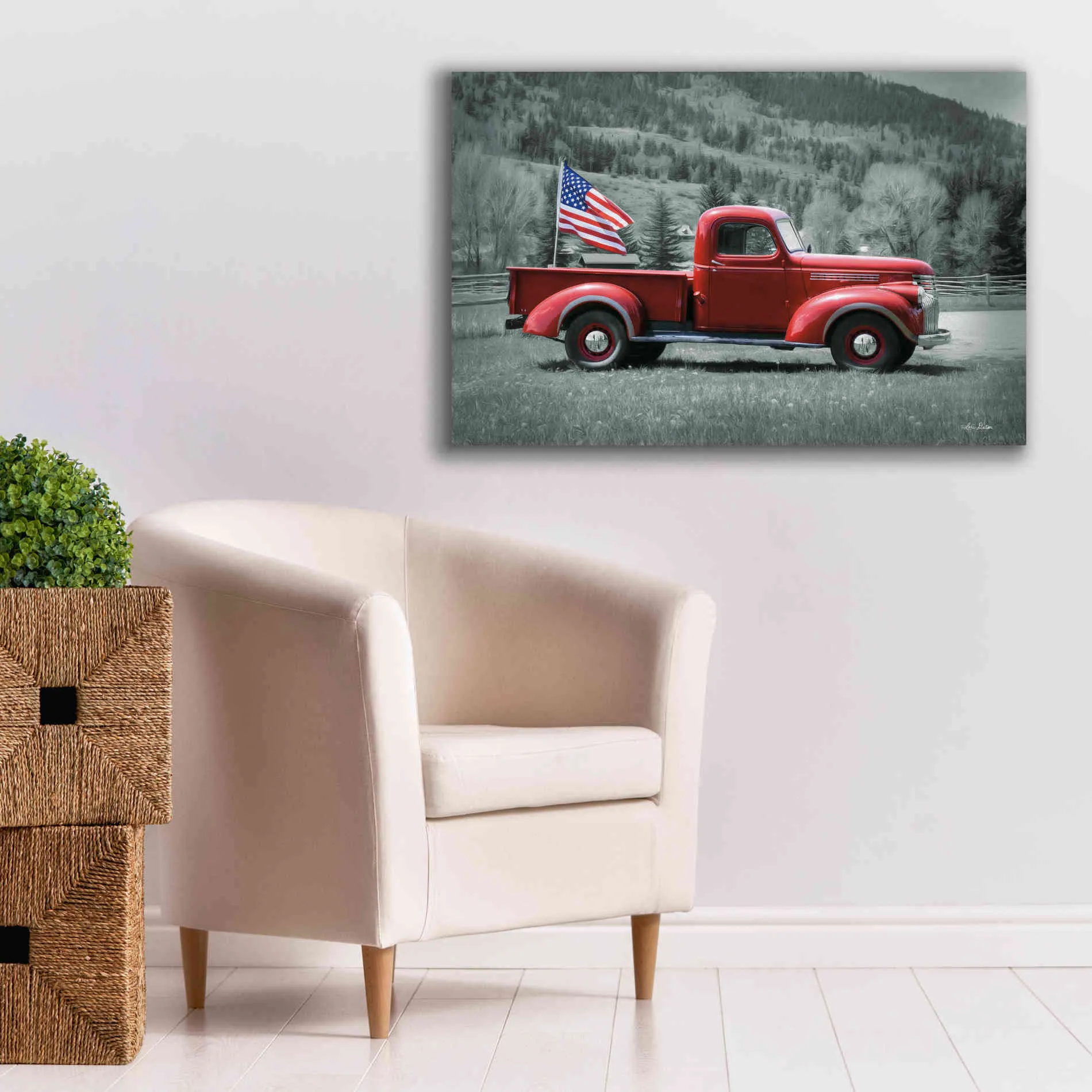 'American Made I' by Lori Deiter, Canvas Wall Art