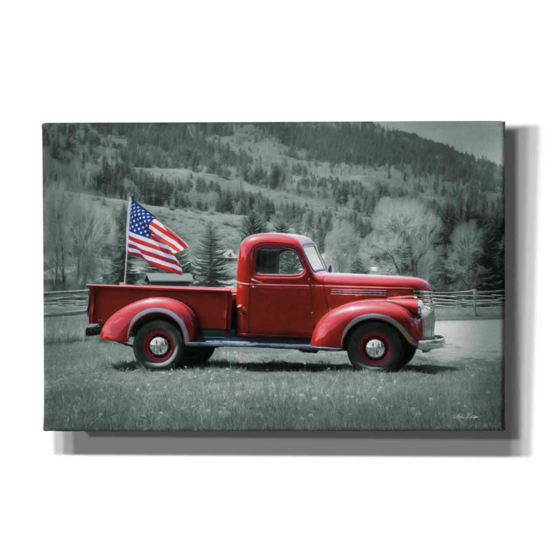 'American Made I' by Lori Deiter, Canvas Wall Art