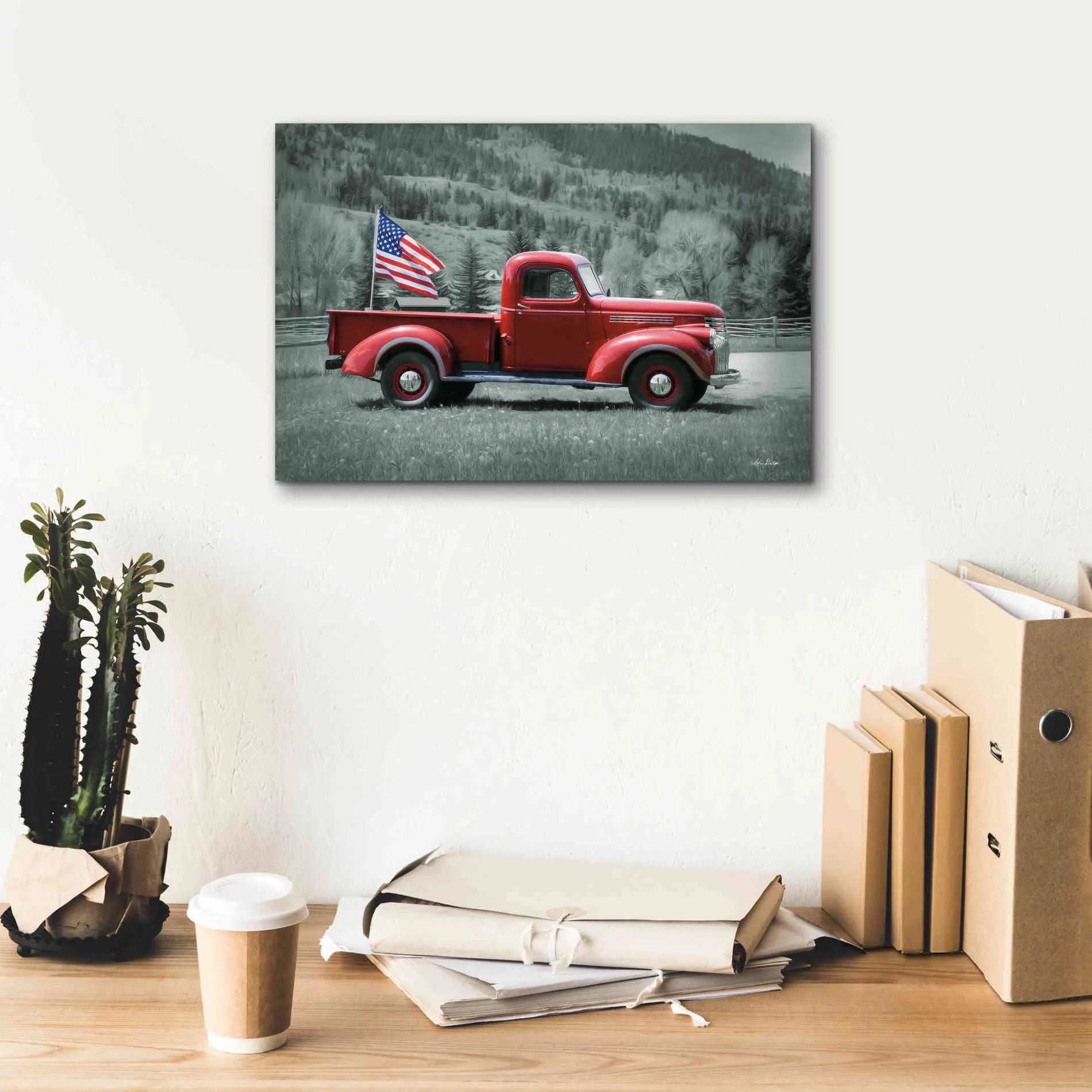 'American Made I' by Lori Deiter, Canvas Wall Art