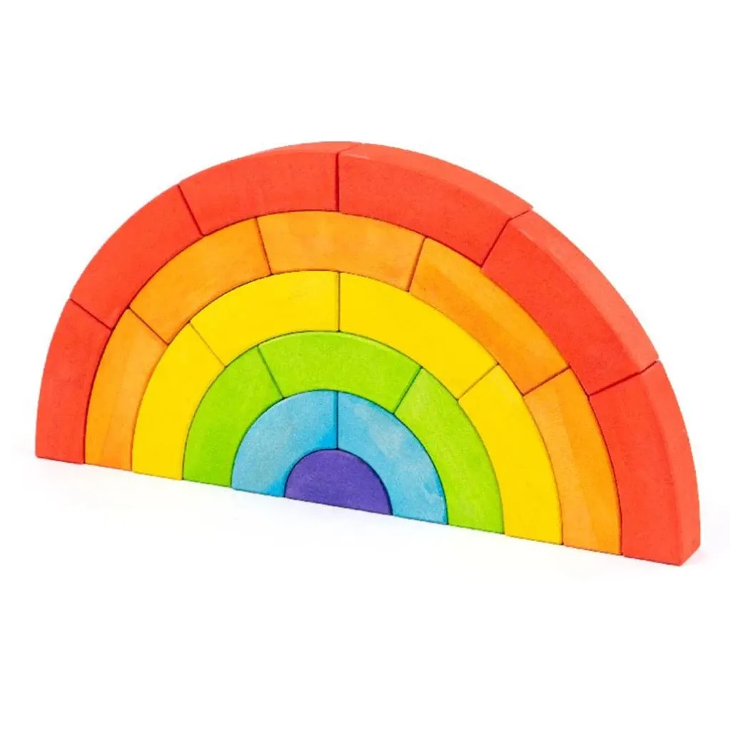 Bajo Vibrant Rainbow Blocks