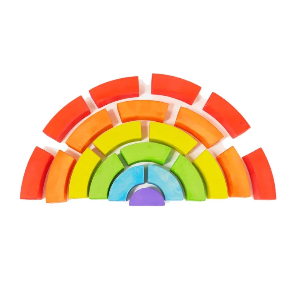 Bajo Vibrant Rainbow Blocks