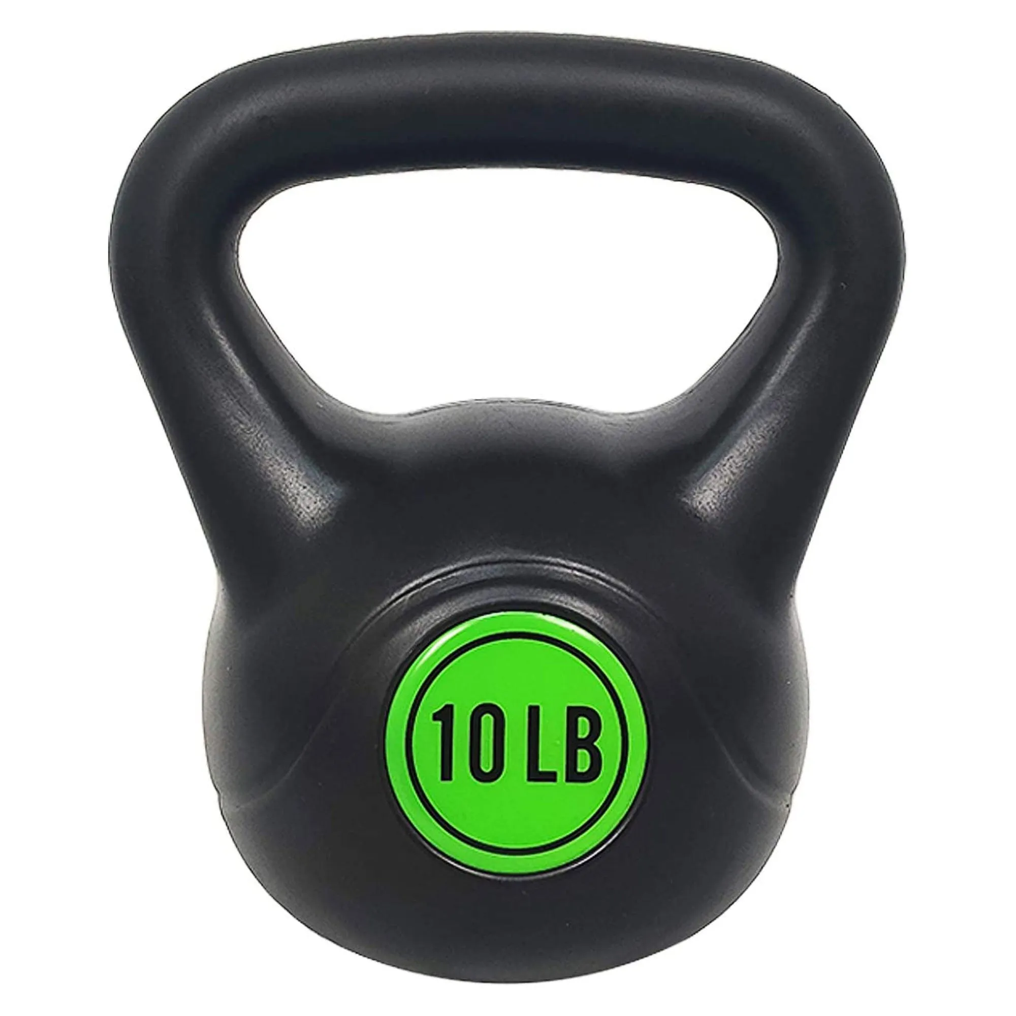 BalanceFrom Fitness Home Gym Vinyl Coated Solid Cast Iron Kettlebell Set (Used)