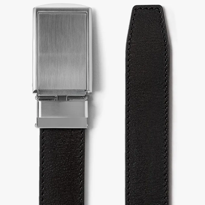 Black Full Grain Leather Belt