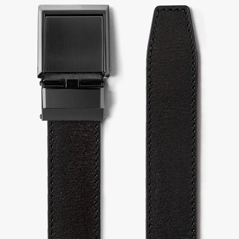 Black Full Grain Leather Belt