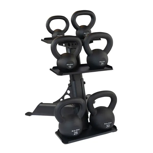 Body-Solid 3-Pair Kettlebell Rack