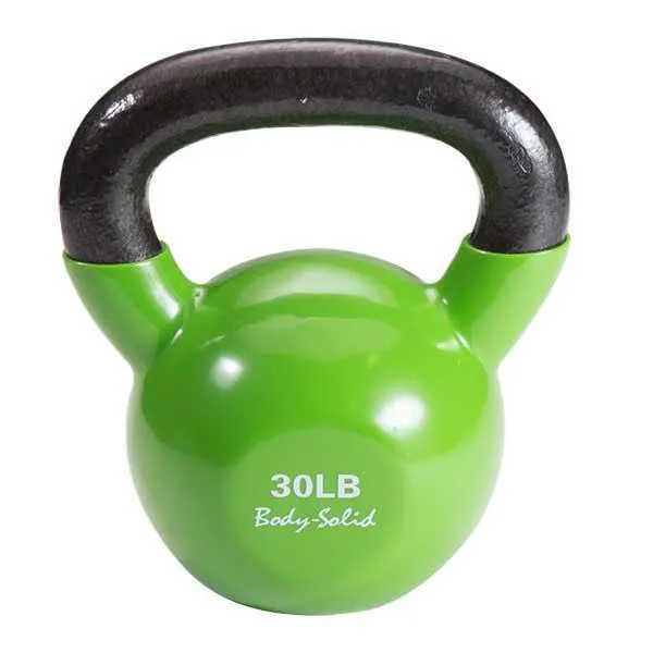 Body Solid Color coded, vinyl dipped Kettlebells - lbs