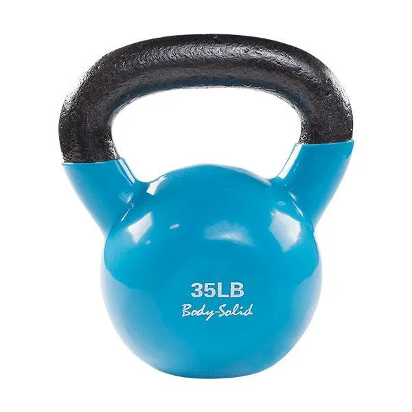 Body Solid Color coded, vinyl dipped Kettlebells - lbs