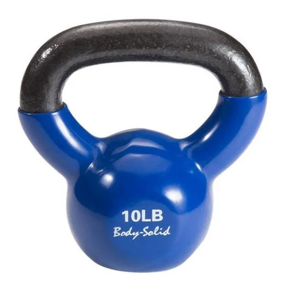 Body Solid Color coded, vinyl dipped Kettlebells - lbs