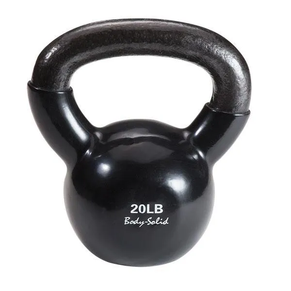 Body Solid Color coded, vinyl dipped Kettlebells - lbs