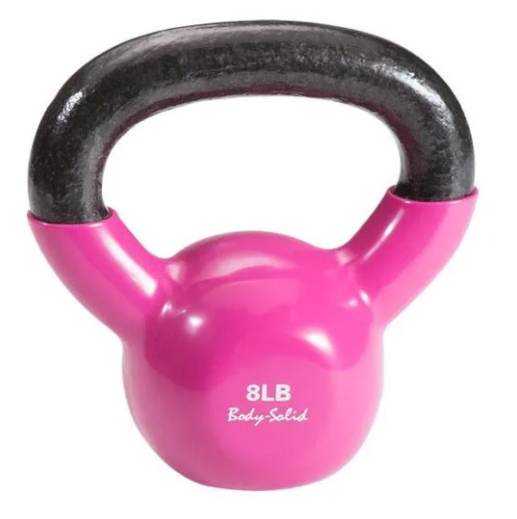 Body Solid Color coded, vinyl dipped Kettlebells - lbs