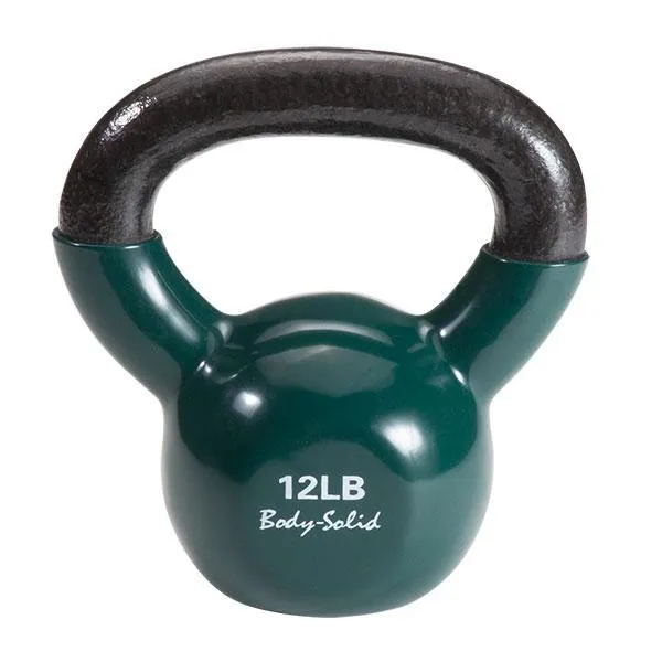 Body Solid Color coded, vinyl dipped Kettlebells - lbs