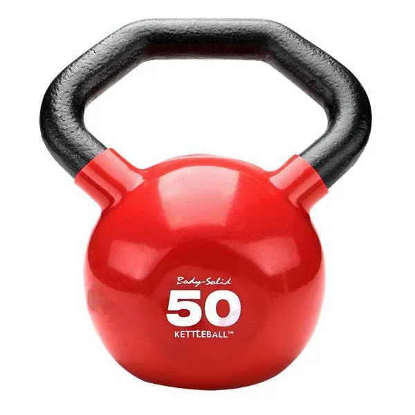 Body Solid Kettlebells with Ergonomic Handles - lbs