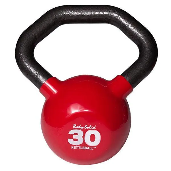 Body Solid Kettlebells with Ergonomic Handles - lbs