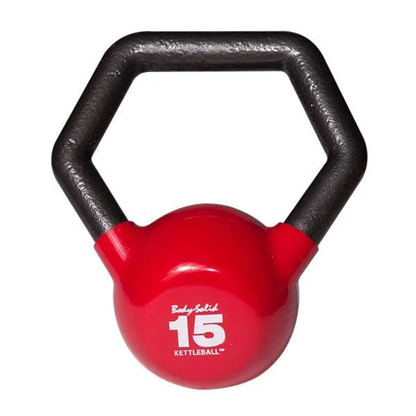 Body Solid Kettlebells with Ergonomic Handles - lbs