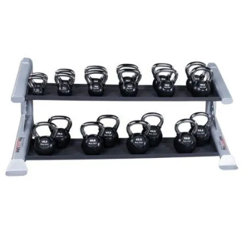 Body-Solid Pro Club Line 2 Tier Kettlebell Rack #SDKR500KB