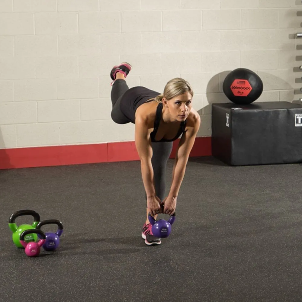 Body-Solid Vinyl Coated Kettlebell Sets KBVS