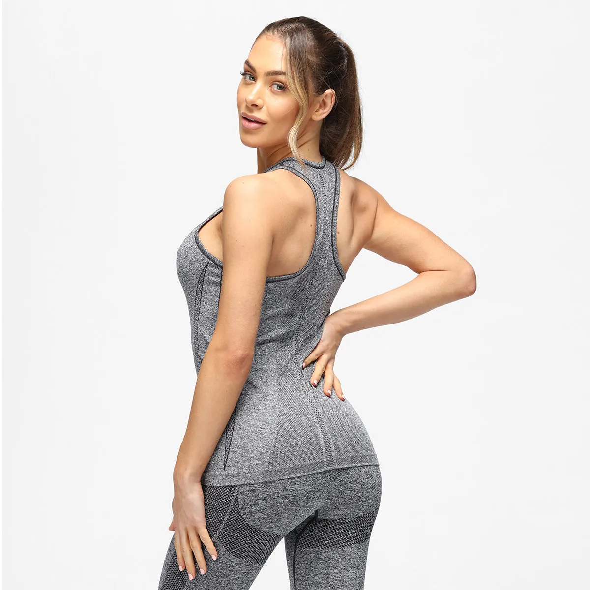 Charcoal Seamless Vest