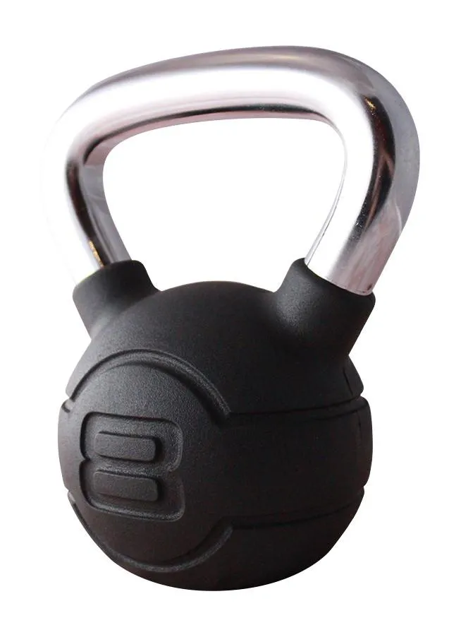 Chrome/Rubber Kettlebells - Available 4kg to 24kg