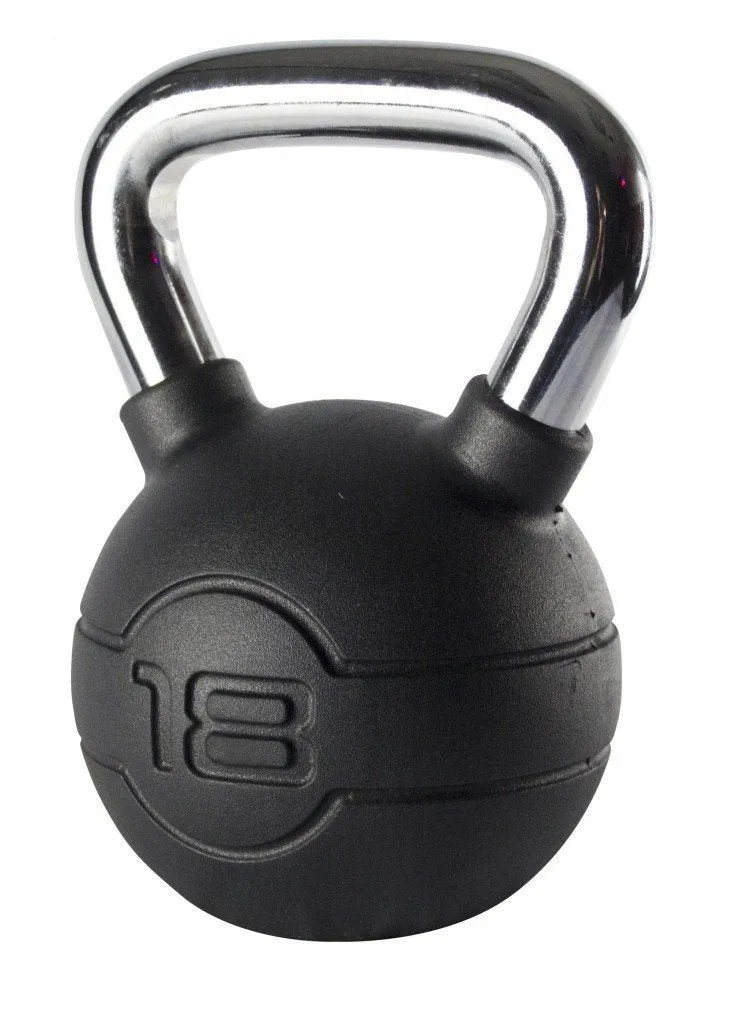 Chrome/Rubber Kettlebells - Available 4kg to 24kg