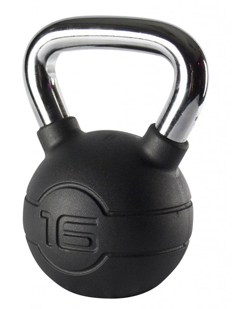 Chrome/Rubber Kettlebells - Available 4kg to 24kg