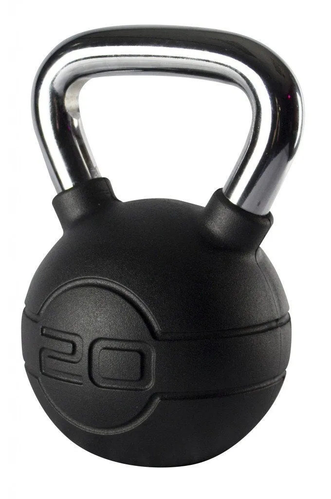 Chrome/Rubber Kettlebells - Available 4kg to 24kg