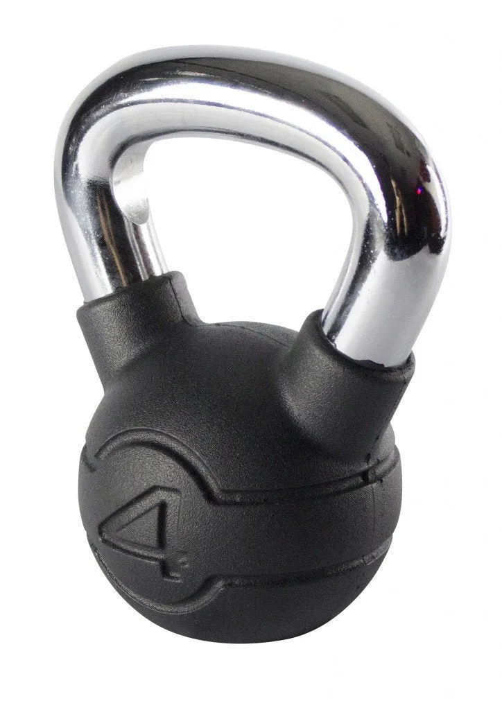 Chrome/Rubber Kettlebells - Available 4kg to 24kg