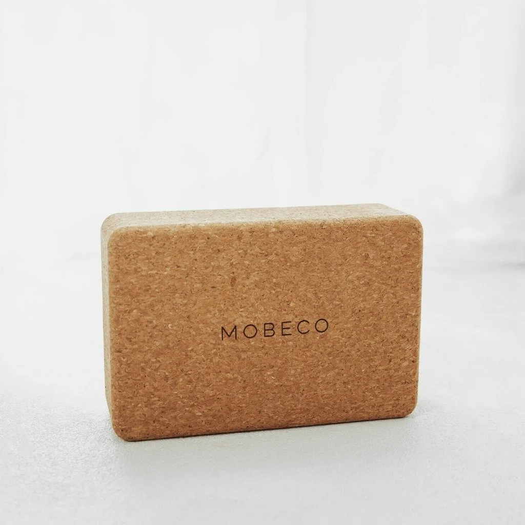 Cork Yoga Block, Exercise Brick, Mobeco