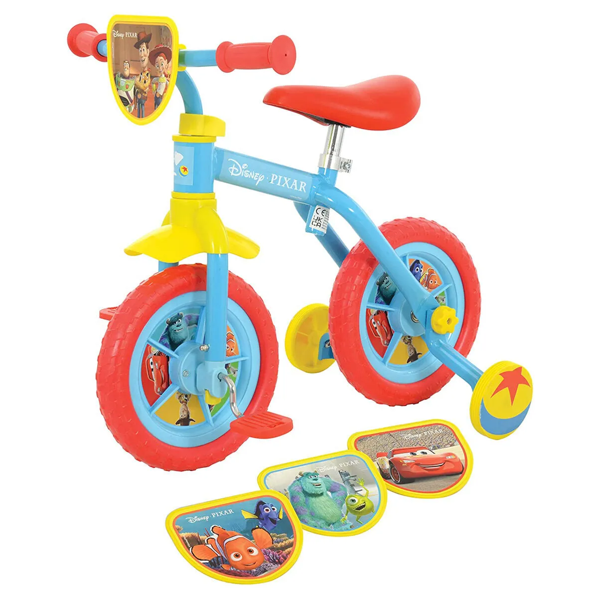 Disney Pixar Switch It 2-in-1 Training Bike