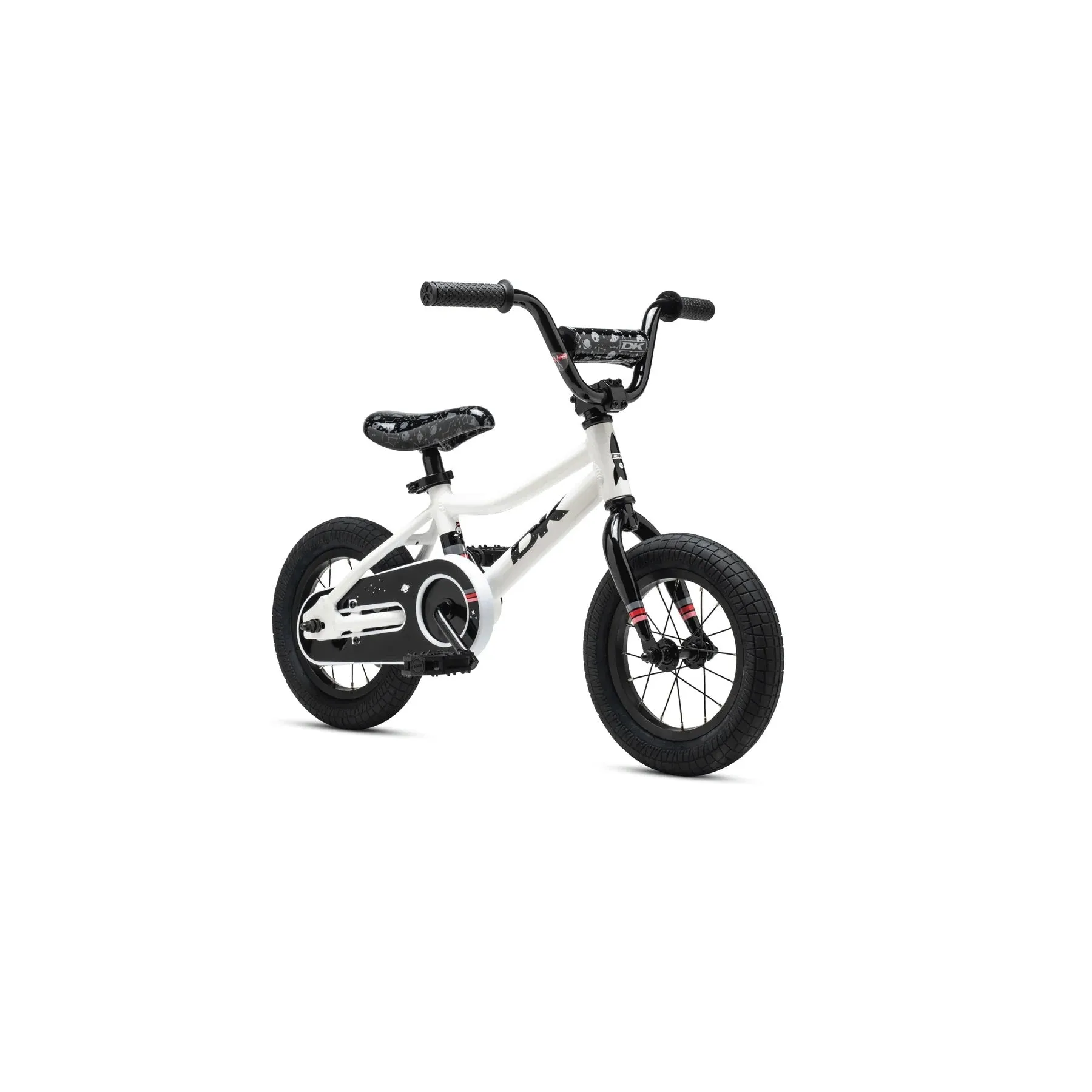 DK Devo 12" Kids Complete BMX Bike - White