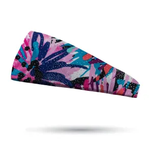 Fashion Glitter Paint Stroke Headband - 4" and 3" Tapered