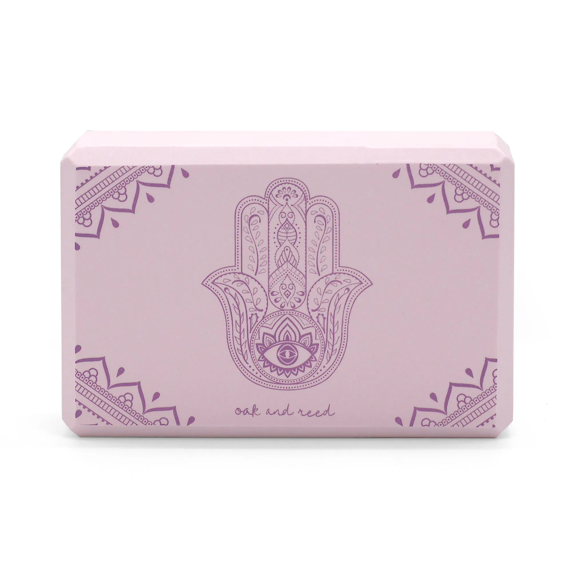 Hamsa Printed Yoga Block