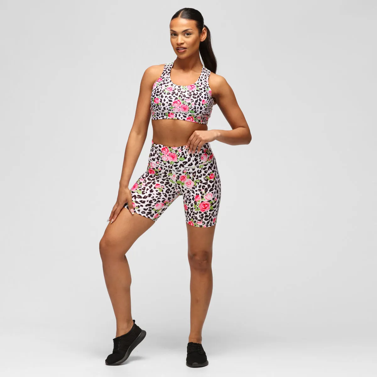 Jungle Rose Running Shorts