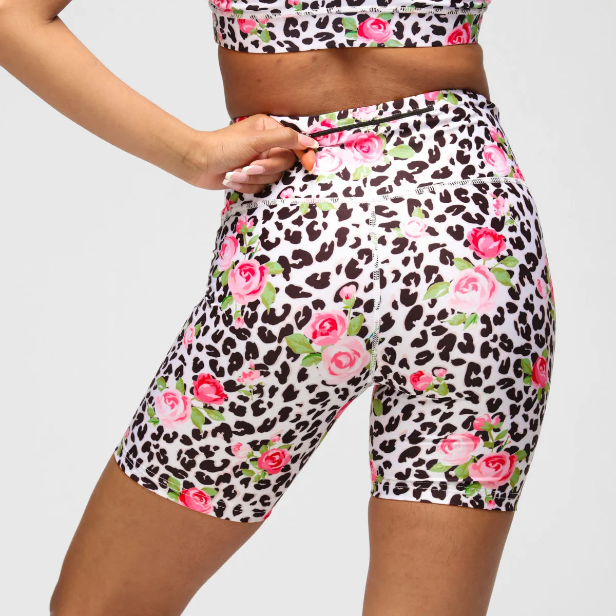 Jungle Rose Running Shorts