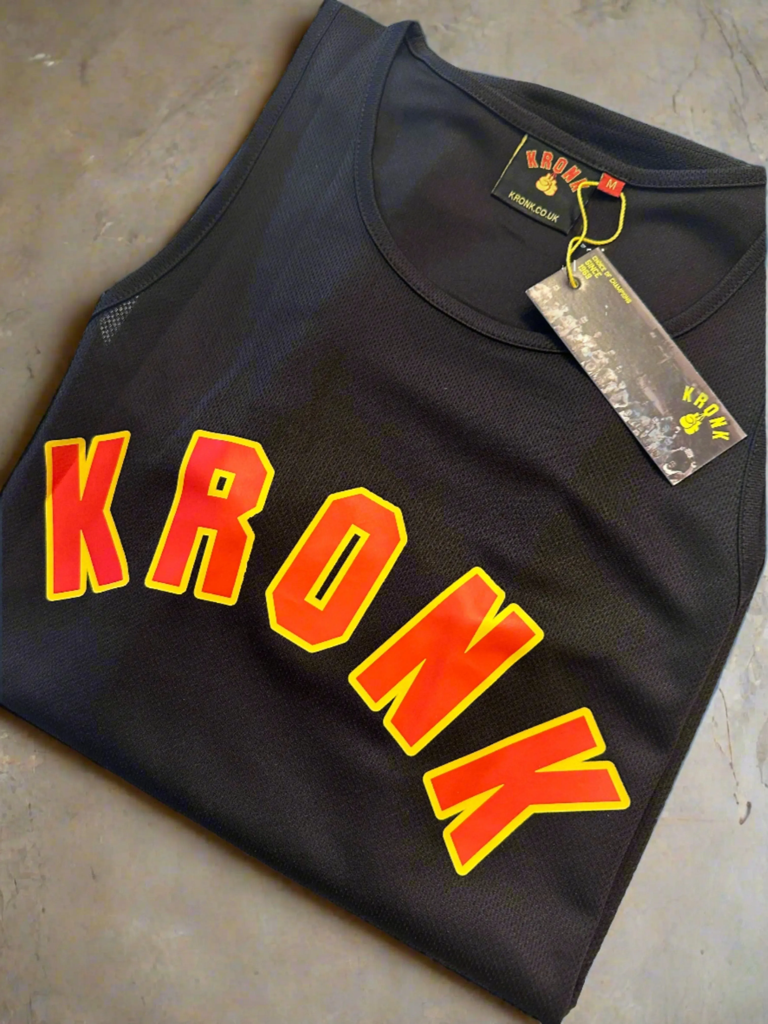 KRONK WAR Gym Vest Black