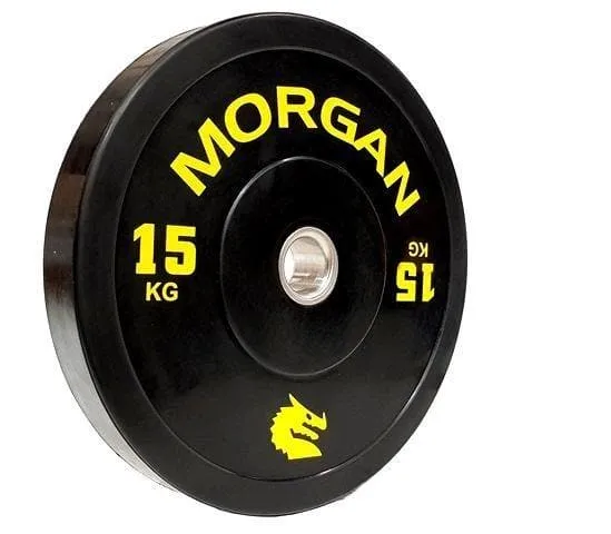 ON SALE:  Morgan 15kg Olympic Bumper Plates (Pair)