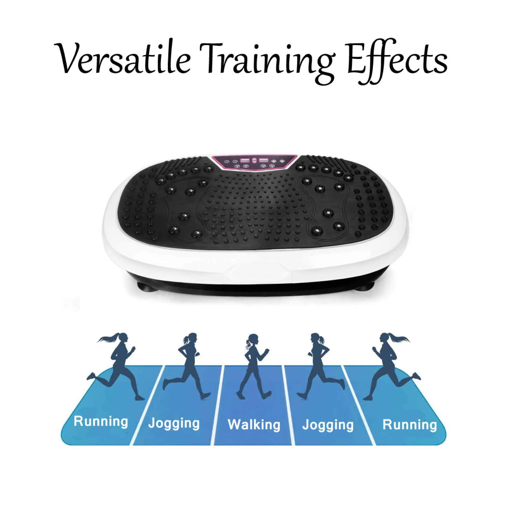 Pink Mini Vibration Platform - Magnet Therapy Vibrating Machine Exercise Plate