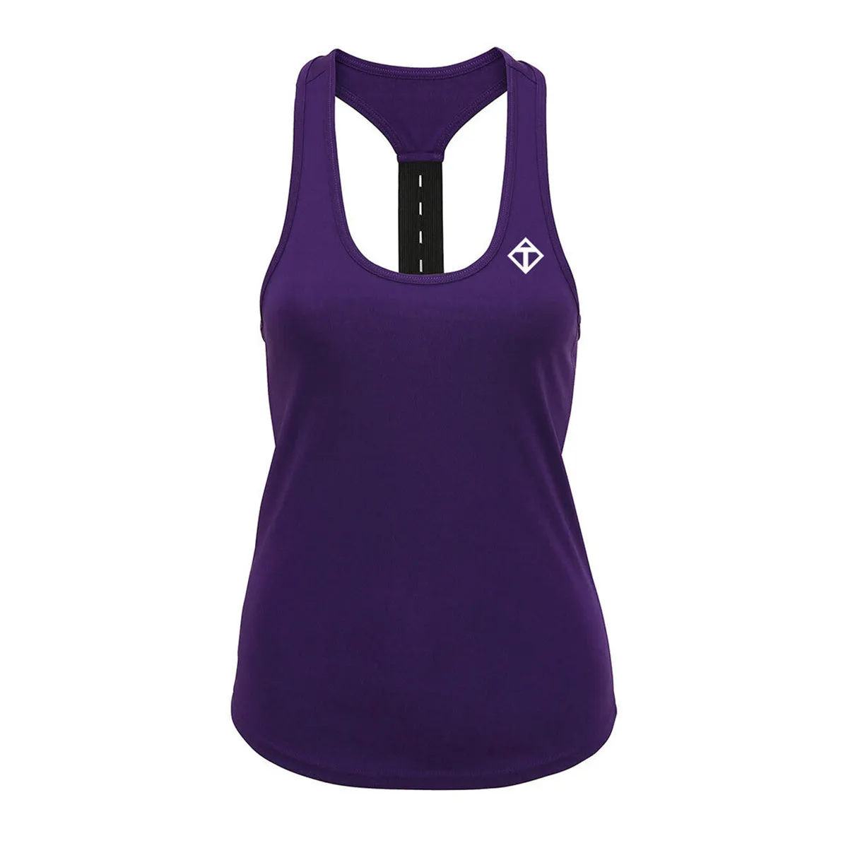 Purple Performance Strap Back Vest