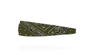 RAVEbandz MVP Headband - Army Green Bandana